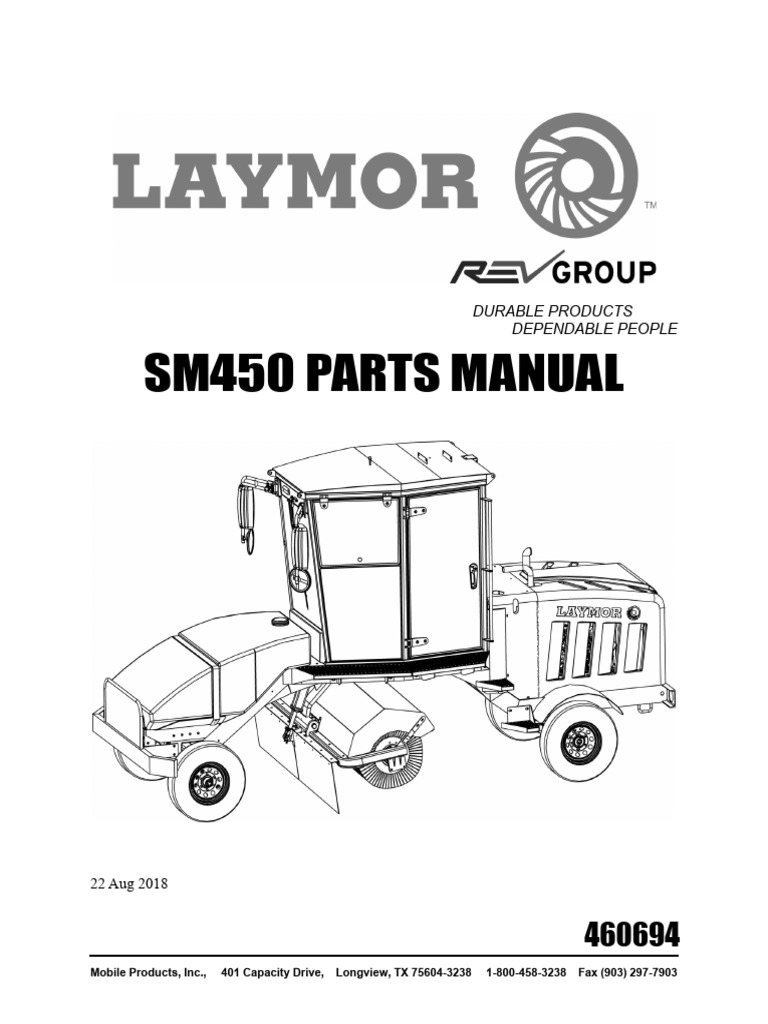 Laymor SM450 Parts Manual PDF Axle Vehicle Technology