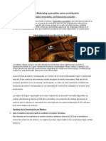 Opinión Sobre Materiales Renovables Como Contribución Materiales Renovables, Contribuciones Actuales