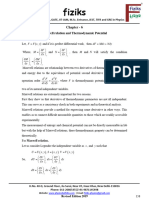 Fiziks: Maxwell Relation and Thermodynamic Potential