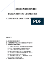 Procedimientos de Geometria en Software Vista