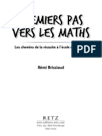 Premiers Pas Vers Les Maths