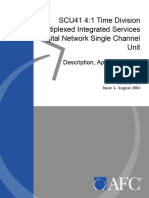 363252729i4 - AFC SCU41 4:1 Time Division Multiplexed Integrated Services Digital Network Single Channel Unit