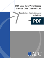 363252731i4 - AFC DCU44 Dual Two-Wire Special Service Dual Channel Unit