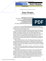 Historia de Una Hora - Kate Chopin