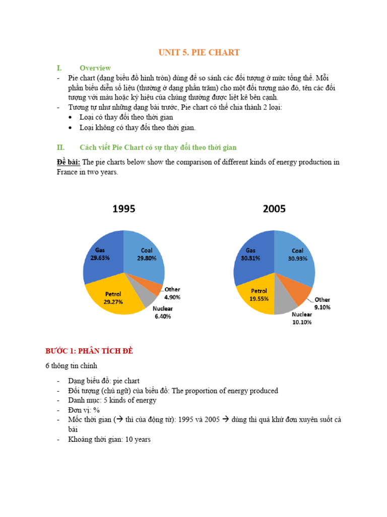 Unit 5. Pie Chart (Student) | PDF