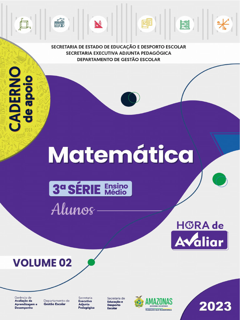 3 Série Estudante - Volume 2 - Matemática | PDF | Triângulo | Círculo