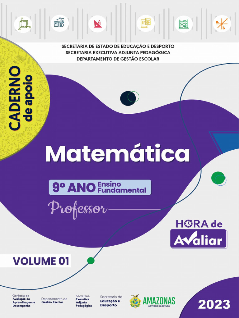 Caderno Do Professor - Matemática 9º Ano | PDF | Triângulo | Números