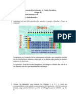 Configuración Electrónica y La Tabla Periódica