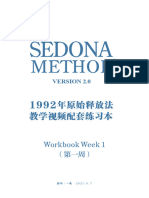 Sedona Method Workbook in Chinese
