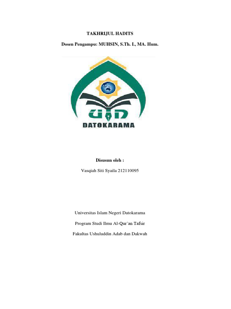 takhrijul-hadits-pdf