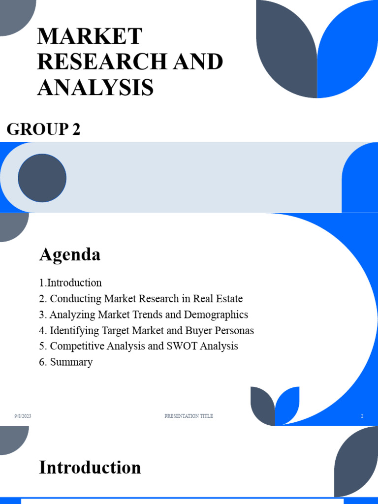 Industry Analysis And Market Analysis