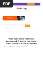 Como Fazer Uma Contestação - Aprenda A Construir A Sua Facilmente