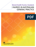 Mental Health Practice Standards For Nurses in Australian General