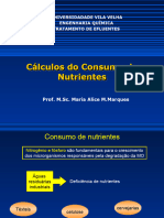 Aula 7 - Cálculos Do Consumo de Nutrientes