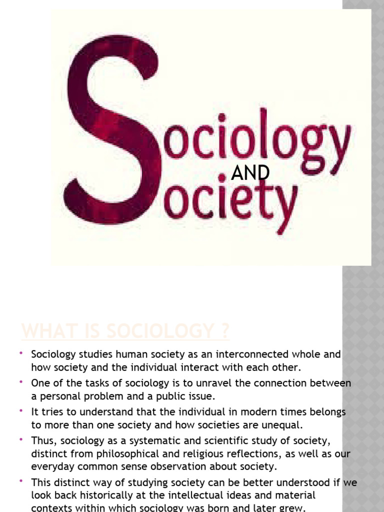 Understanding Sociology and Society | PDF | Sociology | Social Sciences