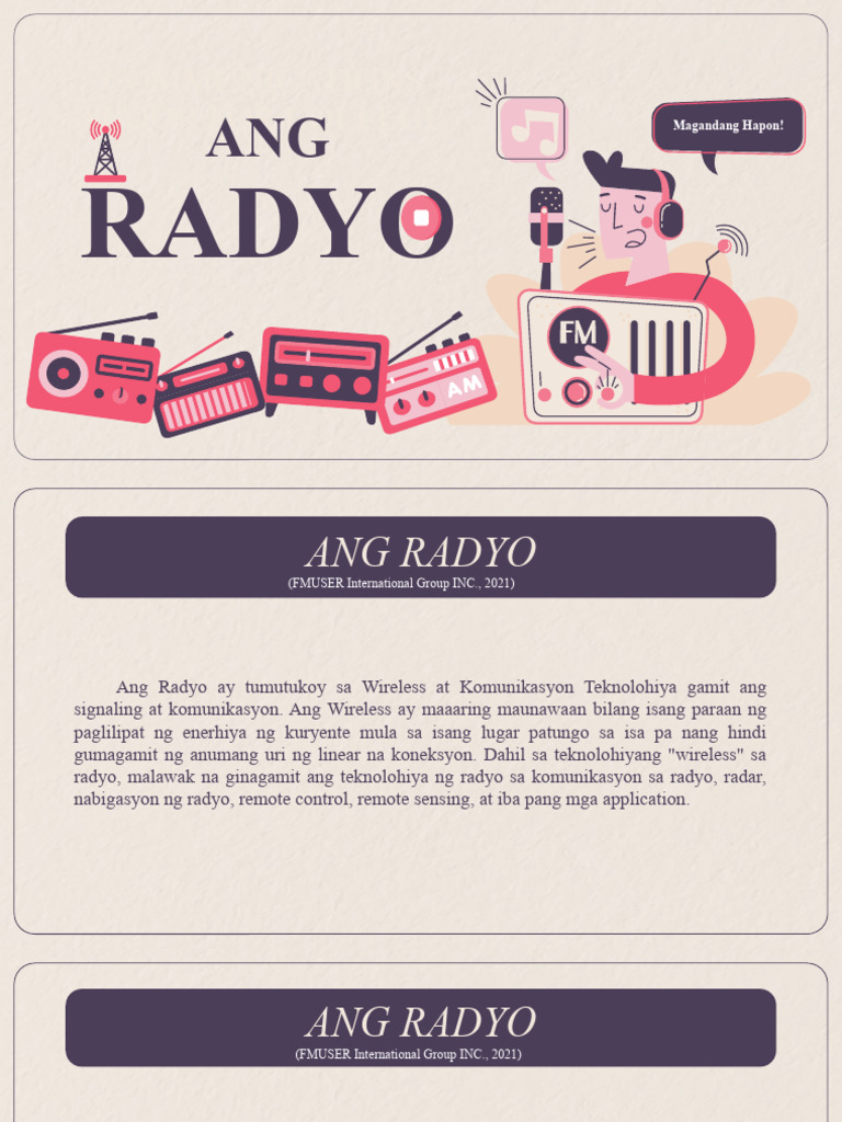 Ang Radyo | PDF