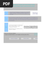 Excel Project Management Template With Gantt Schedule Creation Free