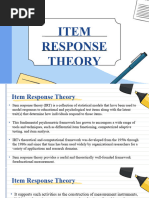 Item Response Theory