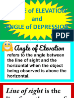 Q4 W3 Angle of Elevation and Depression