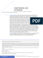 Bullying and Suicidal Ideation and Behaviors - A Meta-Analysis