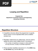 Chapter5-Looping and Repetition