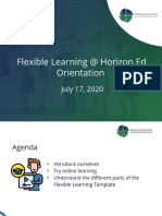 FlexLearning Horizon Ed Orientation