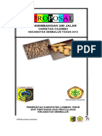 Proposal Permohonan Benih Ubi Jalar Kecamatan Sembalun