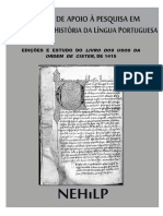 Livro Dos Usos Da Ordem de Cister: Edições E Estudo Do, DE 1415