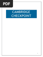 CAMBRIDGE CHECKPOINT RESULTS 2025 RELEASE DATE visual data 8