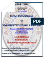 Electronics-Students Seminar - 23092022