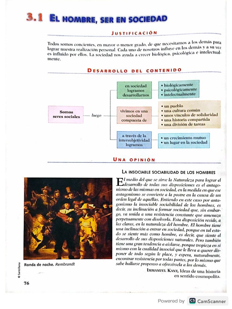 El Hombre, Ser en Sociedad | PDF
