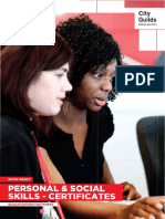Personal and Social Skills Certificates Factsheet