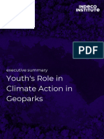 Executive Summary - Youths Role in Climate Action in Geoparks