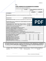 DECLARACION JURADA FORMULARIO Oficio