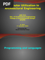 ARE - 510 - 6 - Programming and Languages