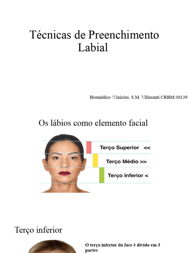 Técnicas de Preenchimento Labial | PDF | Rosto | Boca
