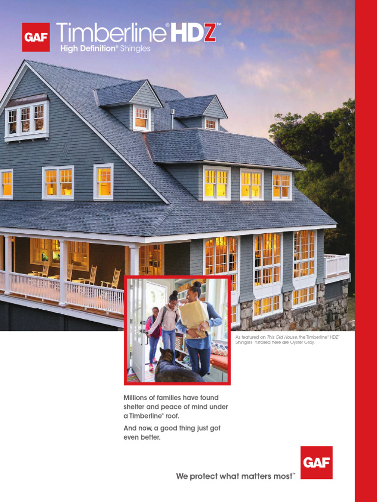 Brochure Timberline HDZ USA RESTZ145 | PDF | Roof | Color