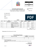 Nombre Del Capitulo Y/o Dependencia Gubernamental Solicitud de Compra O Contratación