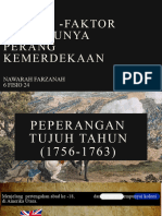 Faktor2 Tercetusnya Perang Kemerdekaan