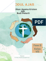 Modul Ajar Pendidikan Agama Kristen Dan Budi Pekerti - Karya Allah Mengubah Masa Depan Manusia & Dunia - Fase D