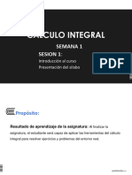 Calculo Integral - Semana 1