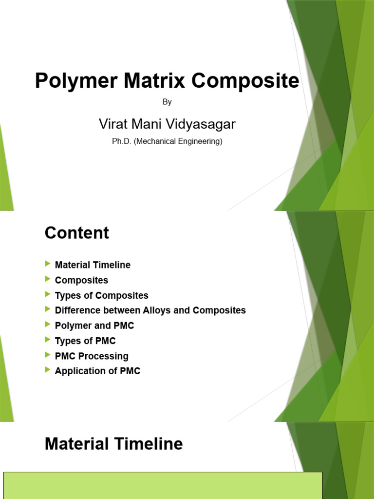 Overview of Polymer Matrix Composites | PDF