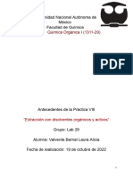 Antecedentes de La Práctica VIII. Extracción Con Disolventes Orgánicos y Activos