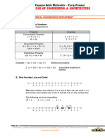 Properties of Real Numbers