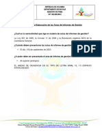 Informe de Gestion de La Dependencia