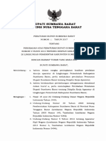 Peraturan Bupati Nomor 066 Tahun 2017 Tentang Perubahan Atas Peraturan Bupati Nomor 5 Tahun 2016 Tentang Disiplin Kerja Aparatur