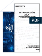 1DAM-PROG-U01-IntroducciÃ N A La Programaciã N