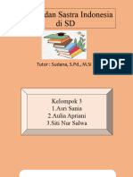 Bahasa Dan Sastra Indonesia Di SD