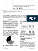 Life Cycle Cost Procurement of x2000