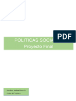 Políticas Sociales Proyecto Final